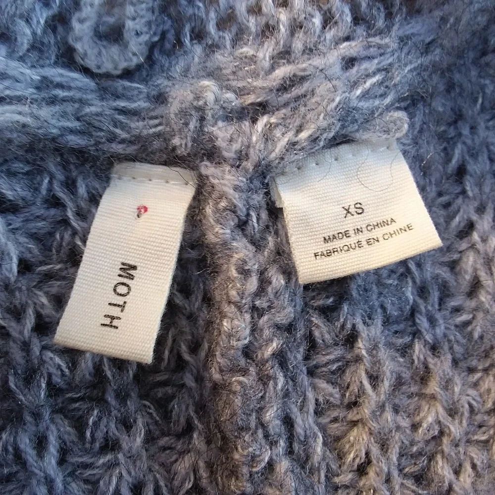 Moth Rocia Ruffle Wool Cardigan - Picture 7 of 8